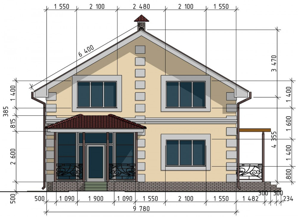 Стандартные размеры окон частного дома
